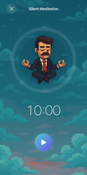 Meditation Session Screen